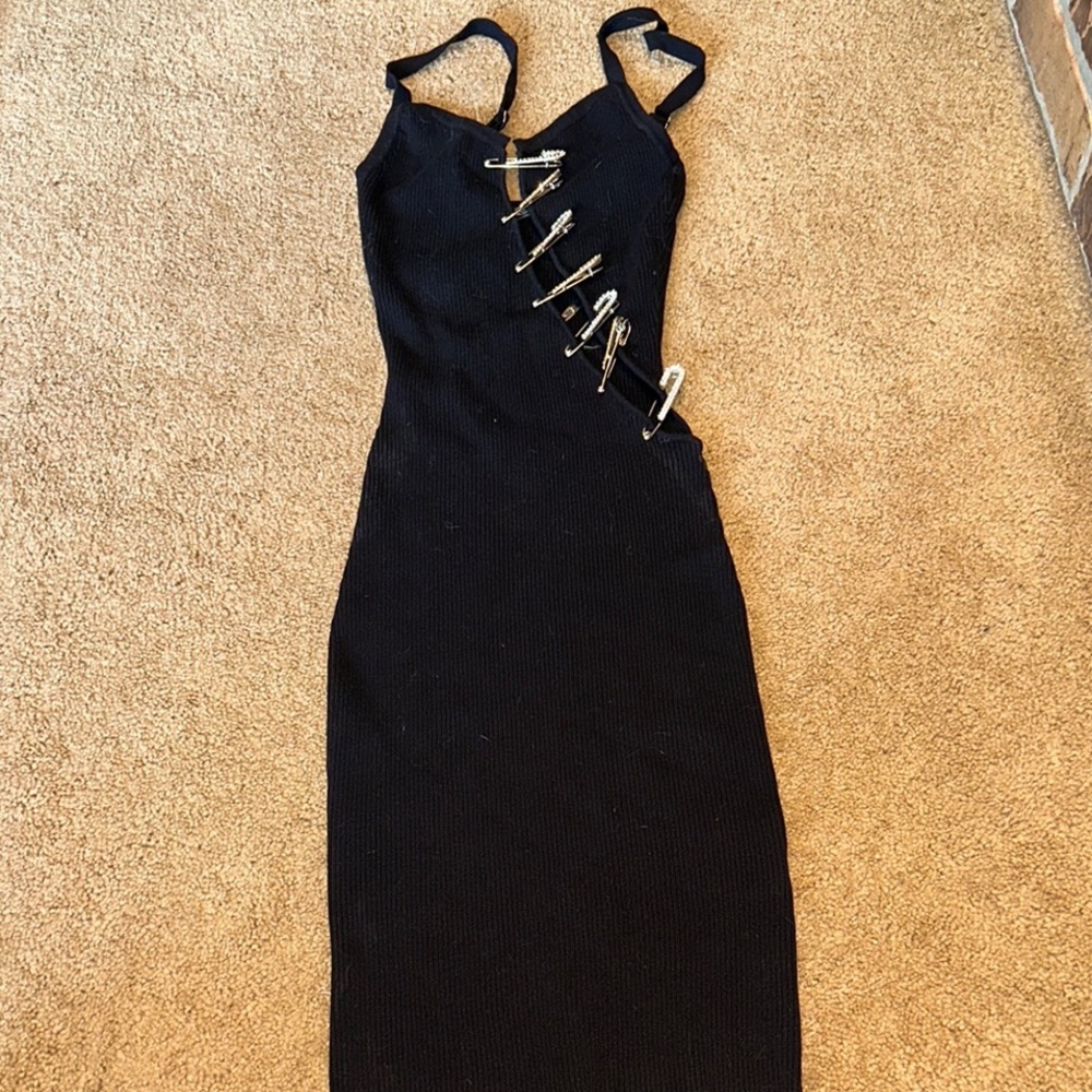 Fashion Nova black mini dress